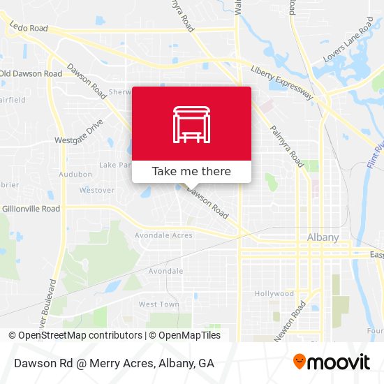 Dawson Rd @ Merry Acres map
