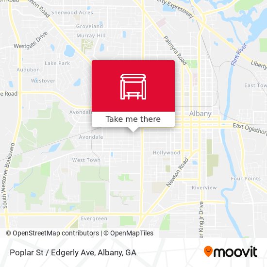 Poplar St / Edgerly Ave map