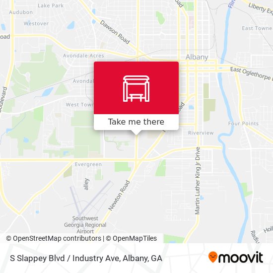 S Slappey Blvd / Industry Ave map