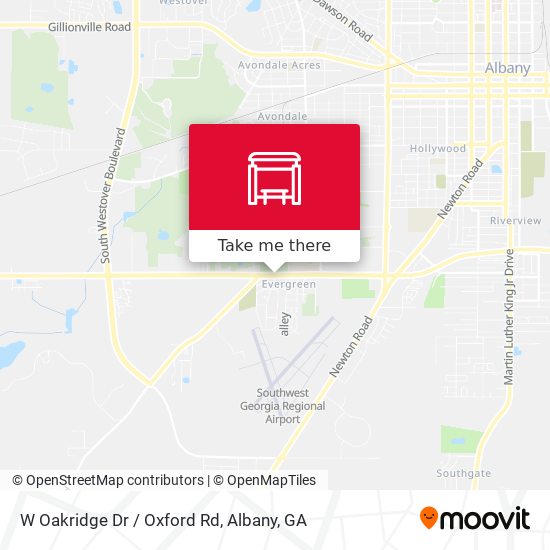 Mapa de W Oakridge Dr / Oxford Rd