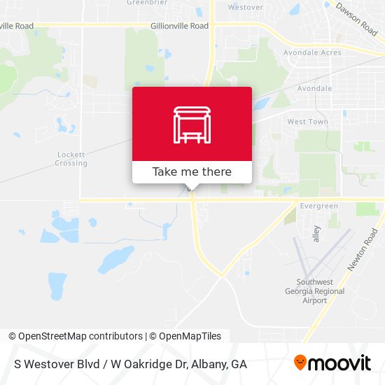Mapa de S Westover Blvd / W Oakridge Dr