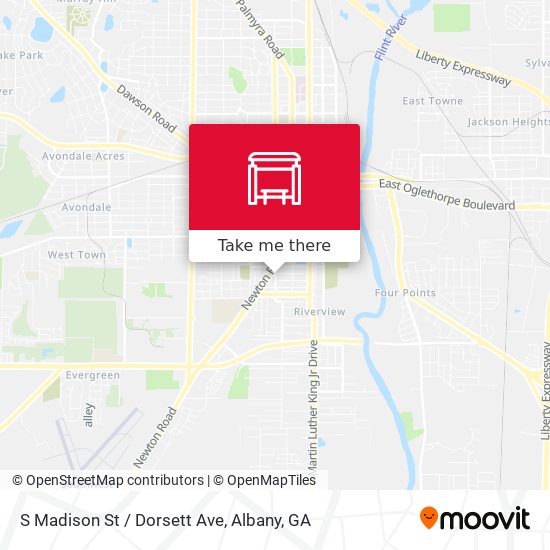 S Madison St / Dorsett Ave map