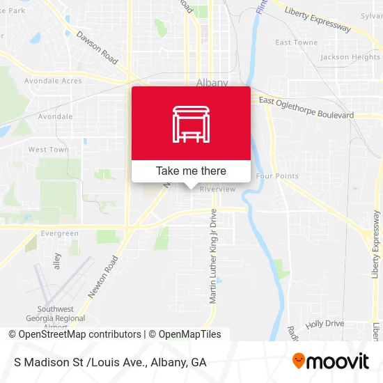 S Madison St /Louis Ave. map