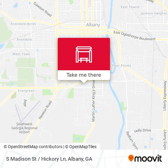 S Madison St / Hickory Ln map