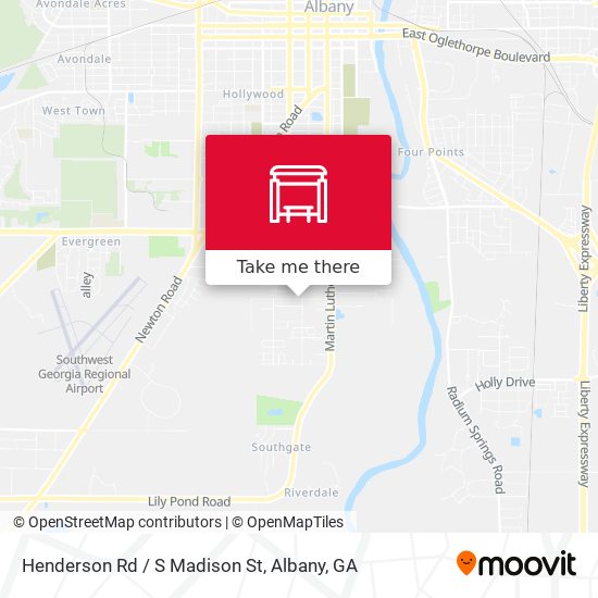 Henderson Rd / S Madison St map