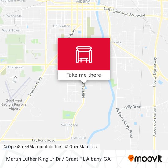 Martin Luther King Jr Dr / Grant Pl map