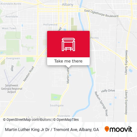 Mapa de Martin Luther King Jr Dr / Tremont Ave