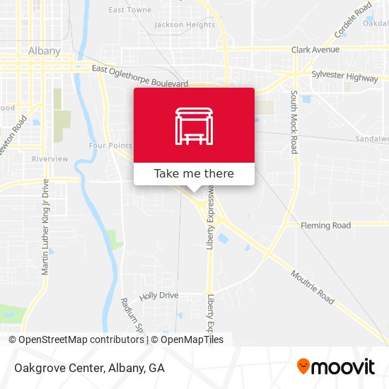 Mapa de Oakgrove Center