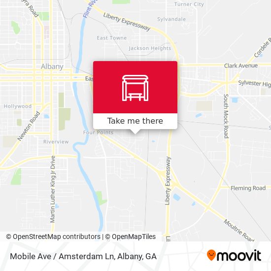 Mobile Ave / Amsterdam Ln map
