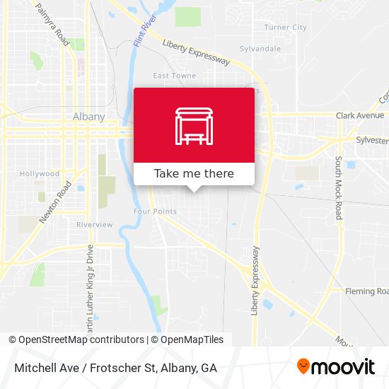 Mapa de Mitchell Ave / Frotscher St