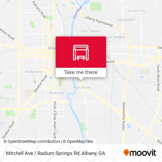 Mitchell Ave / Radium Springs Rd map