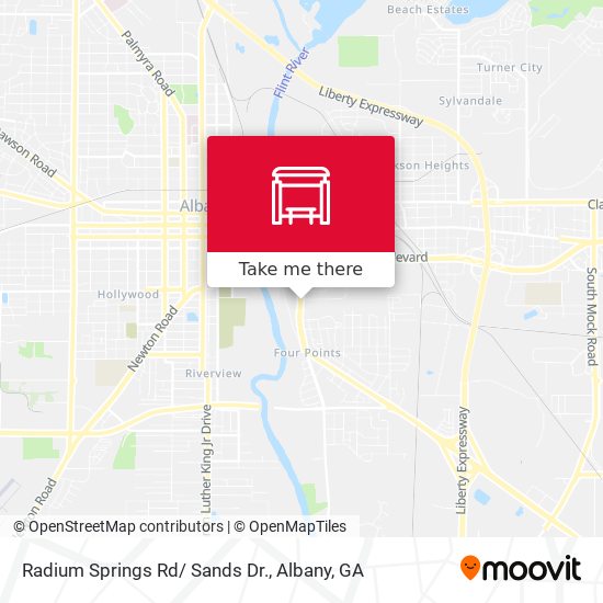 Mapa de Radium Springs Rd/ Sands Dr.