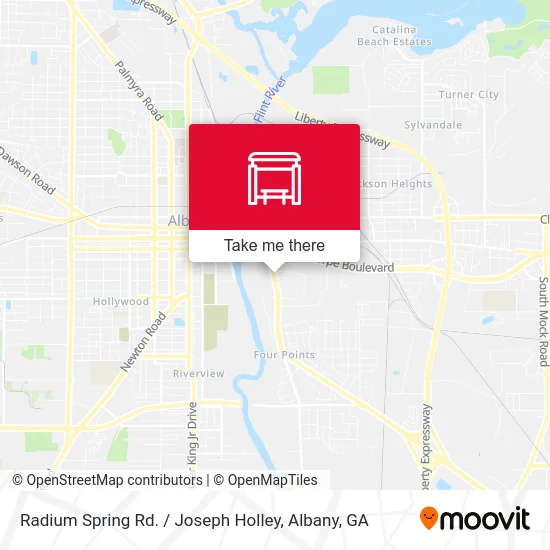 Radium Spring Rd. / Joseph Holley map