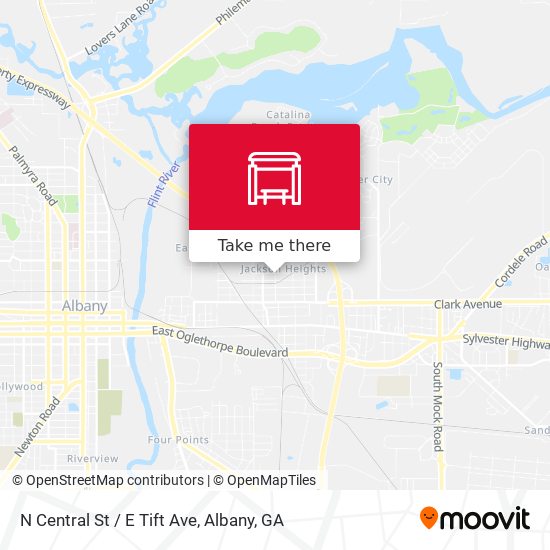 N Central St / E Tift Ave map