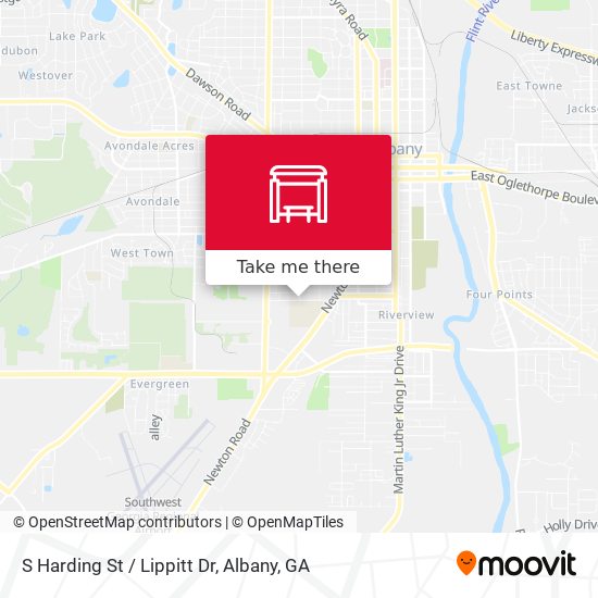 Mapa de S Harding St / Lippitt Dr
