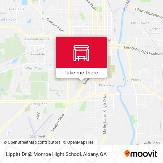Mapa de Lippitt Dr @ Monroe Hight School