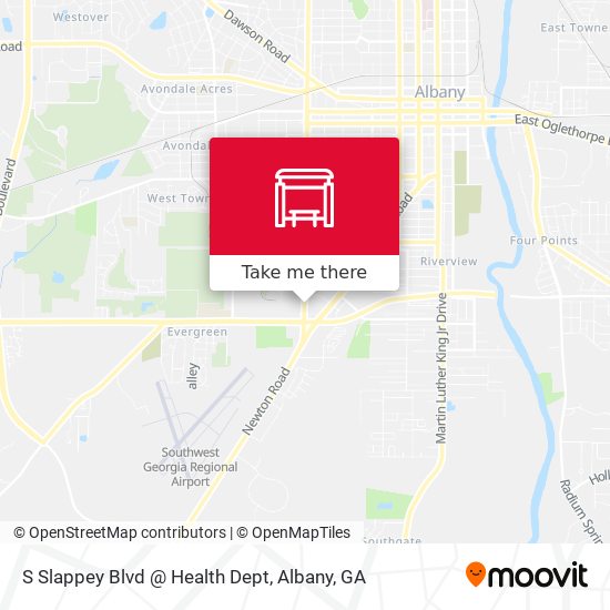 S Slappey Blvd @ Health Dept map