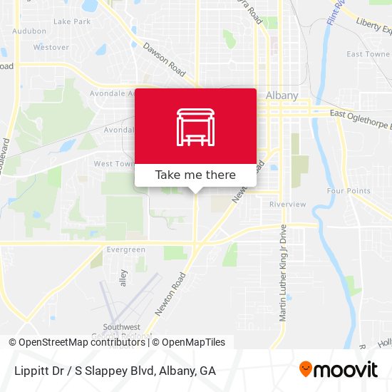 Mapa de Lippitt Dr / S Slappey Blvd