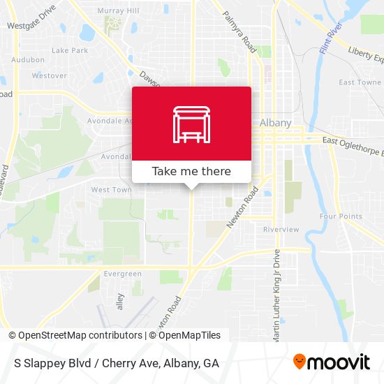 Mapa de S Slappey Blvd / Cherry Ave