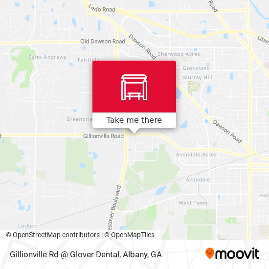 Gillionville Rd @ Glover Dental map