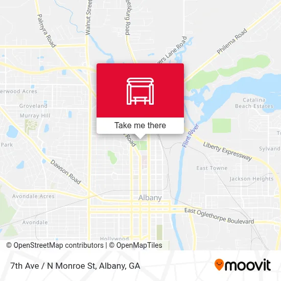 7th Ave / N Monroe St map
