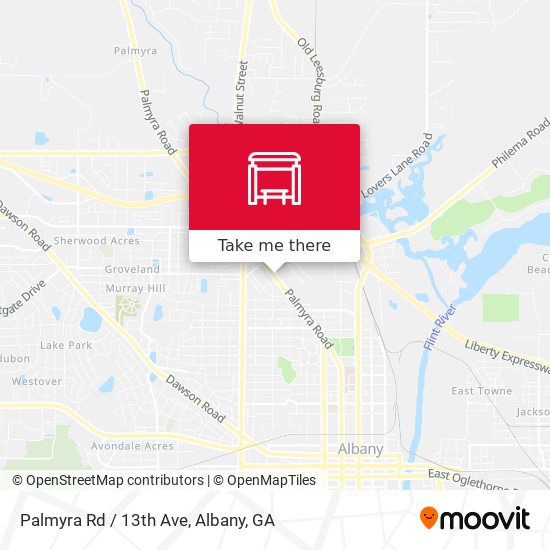Mapa de Palmyra Rd / 13th Ave