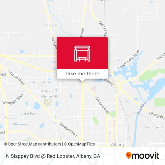 N Slappey Blvd @ Red Lobster map