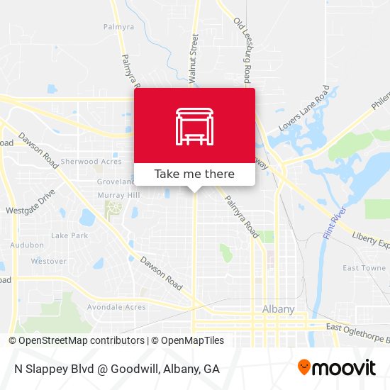N Slappey Blvd @ Goodwill map