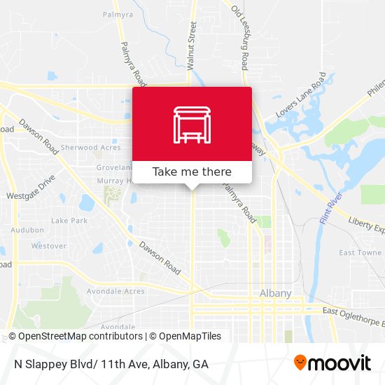N Slappey Blvd/ 11th Ave map