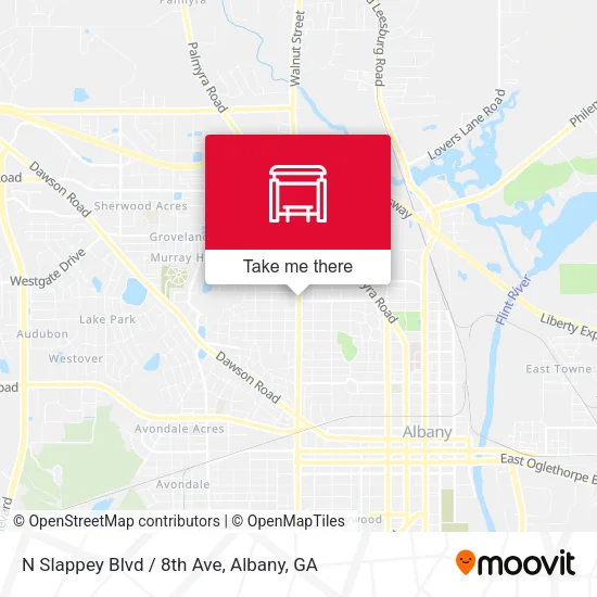 N Slappey Blvd / 8th Ave map