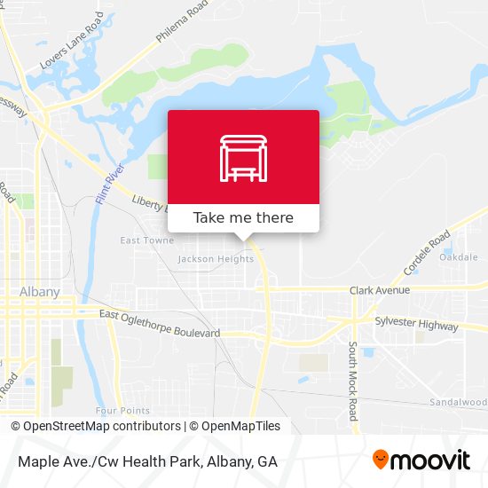 Maple Ave./Cw Health Park map