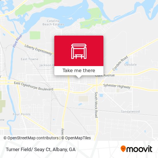 Turner Field/ Seay Ct map