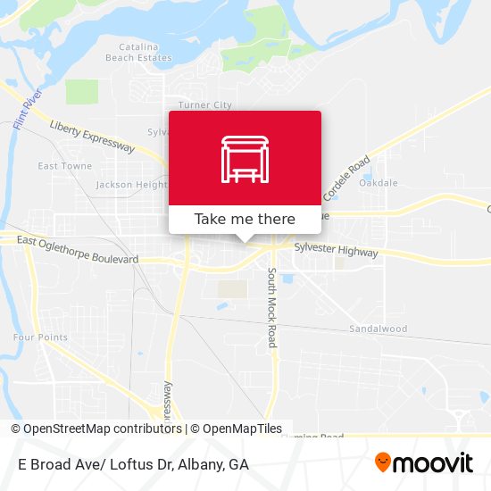 Mapa de E Broad Ave/ Loftus Dr