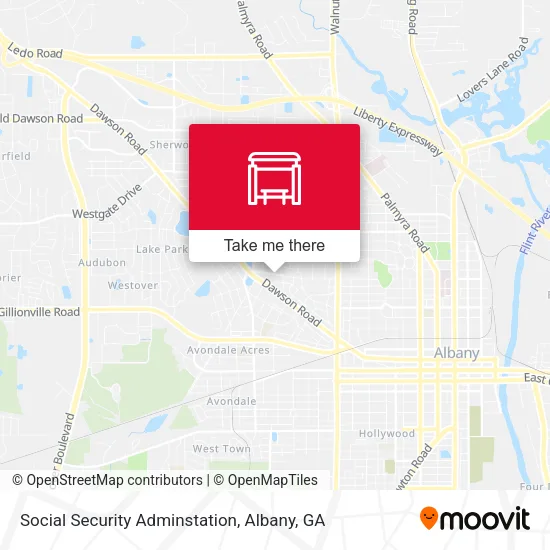 Social Security Adminstation map