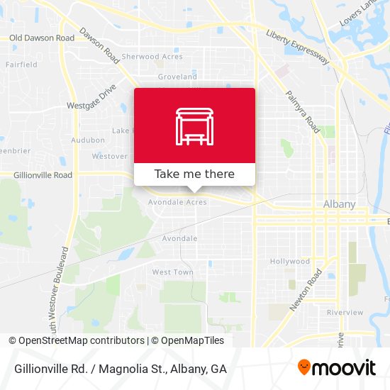 Gillionville Rd. / Magnolia St. map