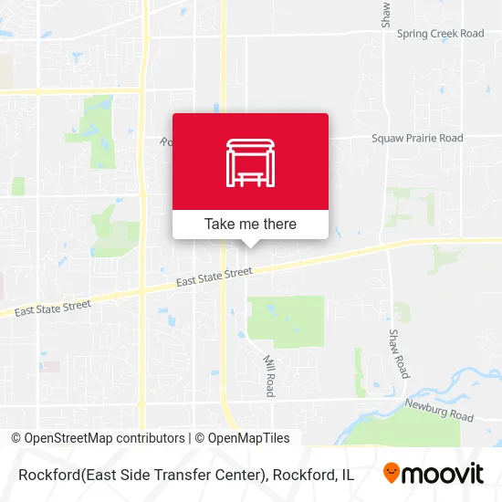 Rockford(East Side Transfer Center) map