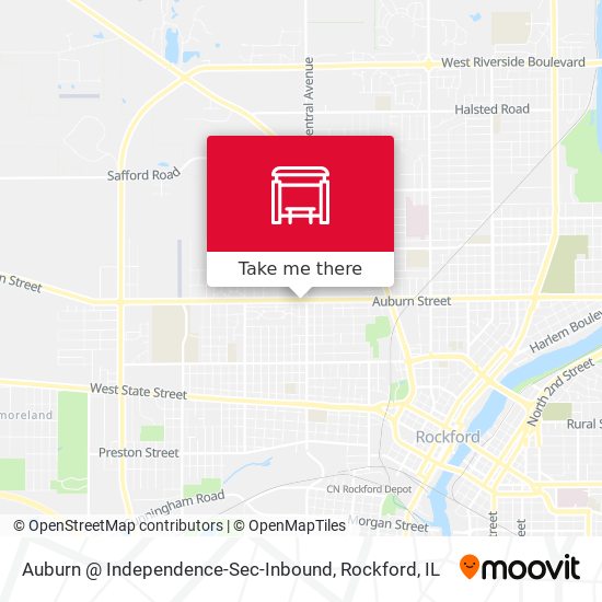 Auburn @ Independence-Sec-Inbound map