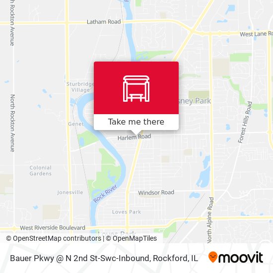 Bauer Pkwy @ N 2nd St-Swc-Inbound map