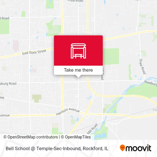 Mapa de Bell School @ Temple-Sec-Inbound