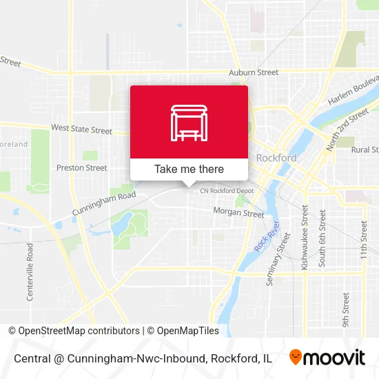 Mapa de Central @ Cunningham-Nwc-Inbound
