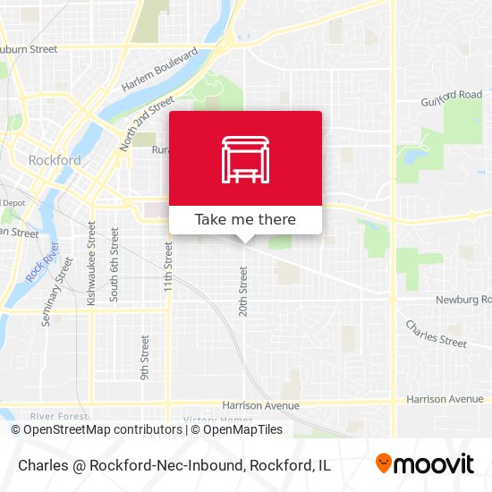 Charles @ Rockford-Nec-Inbound map