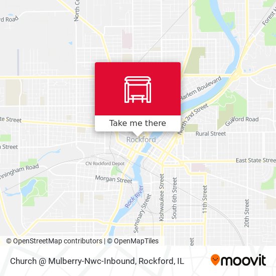 Church @ Mulberry-Nwc-Inbound map