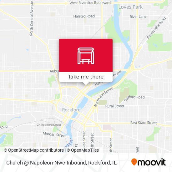 Church @ Napoleon-Nwc-Inbound map