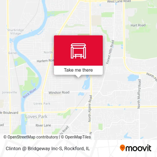 Mapa de Clinton @ Bridgeway Inc-S