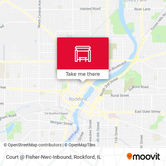 Court @ Fisher-Nwc-Inbound map