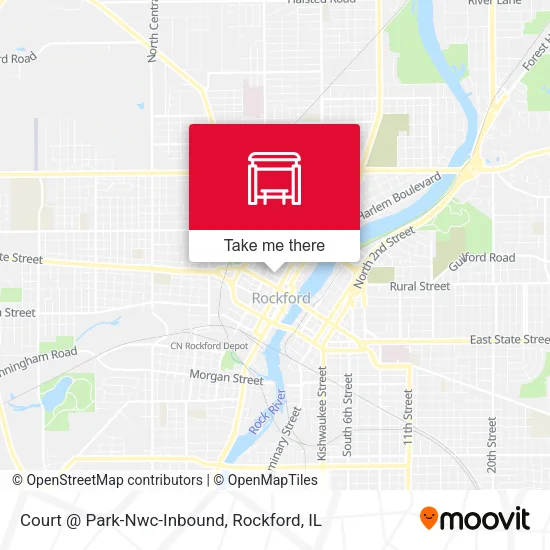 Mapa de Court @ Park-Nwc-Inbound