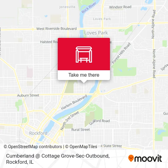 Mapa de Cumberland @ Cottage Grove-Sec-Outbound
