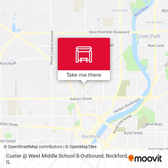 Mapa de Custer @ West Middle School-S-Outbound