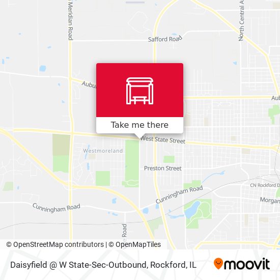 Daisyfield @ W State-Sec-Outbound map