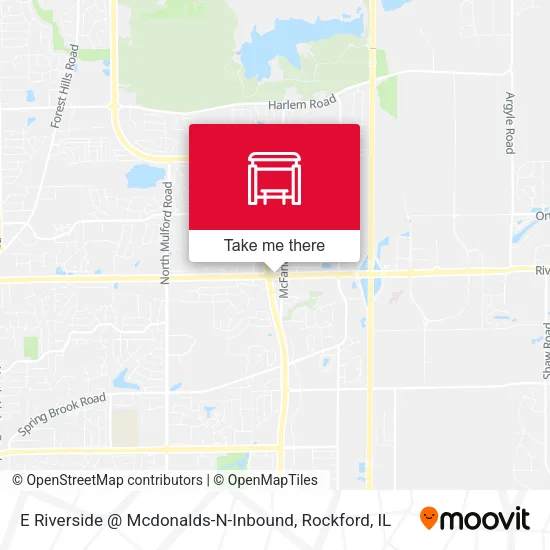 Mapa de E Riverside @ Mcdonalds-N-Inbound